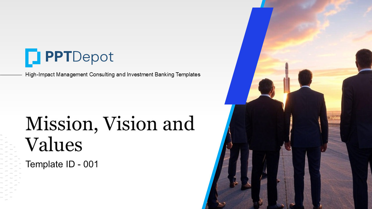 Mission, Vision, Values PPT Slide 1