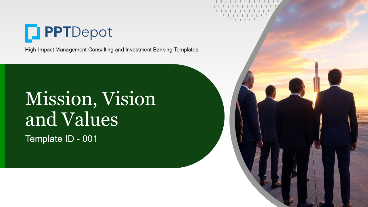 Mission, Vision, Values PPT Slide 1