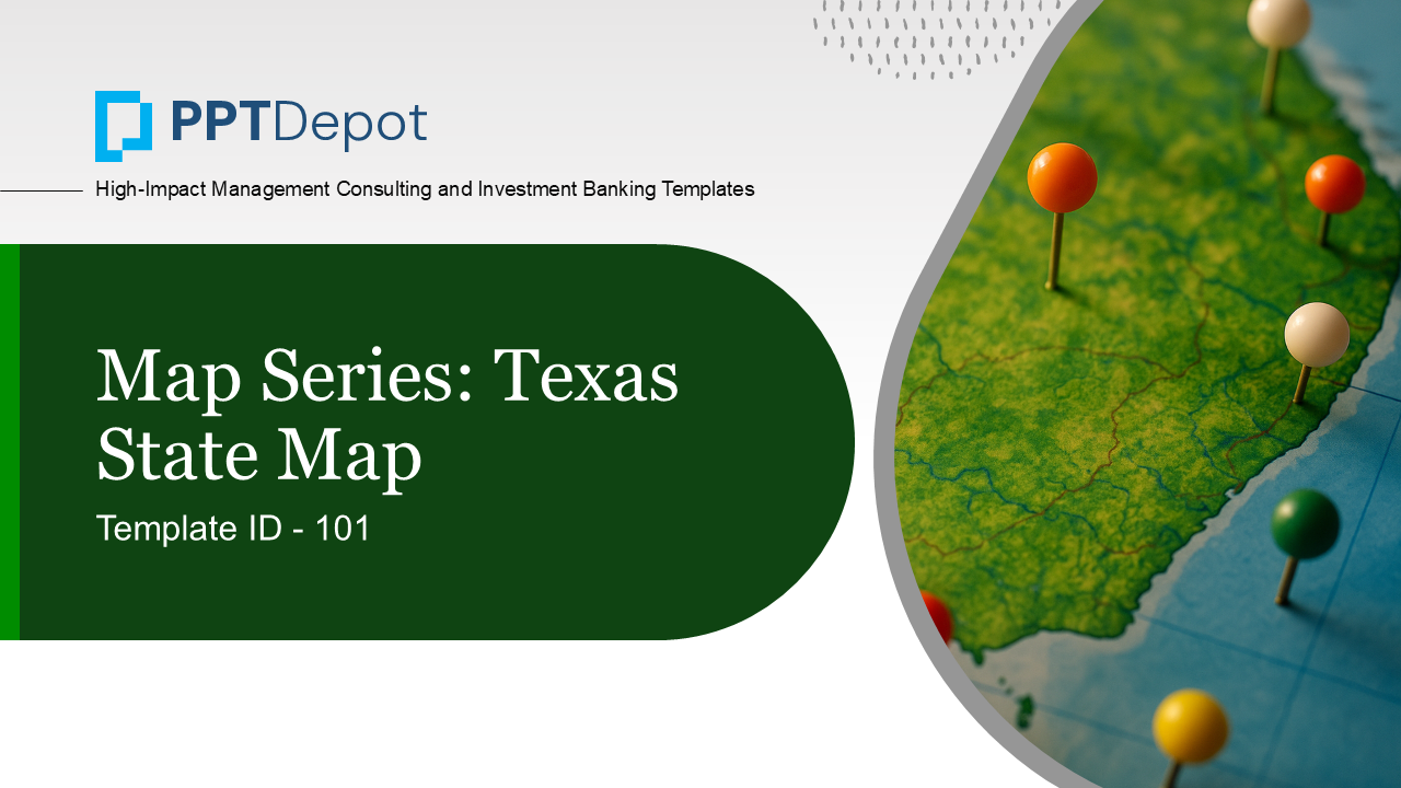 Map Series: Texas PPT Map PPT Slide 1