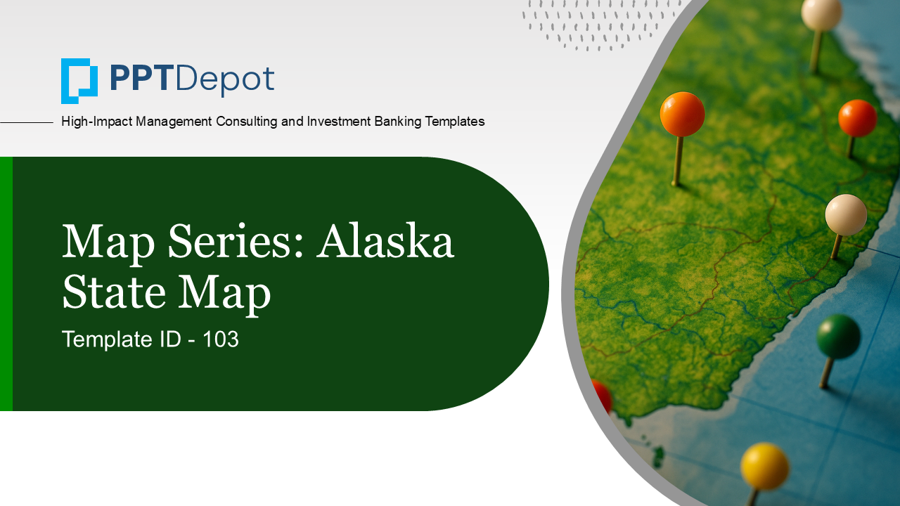 Map Series: Alaska PPT Map PPT Slide 1