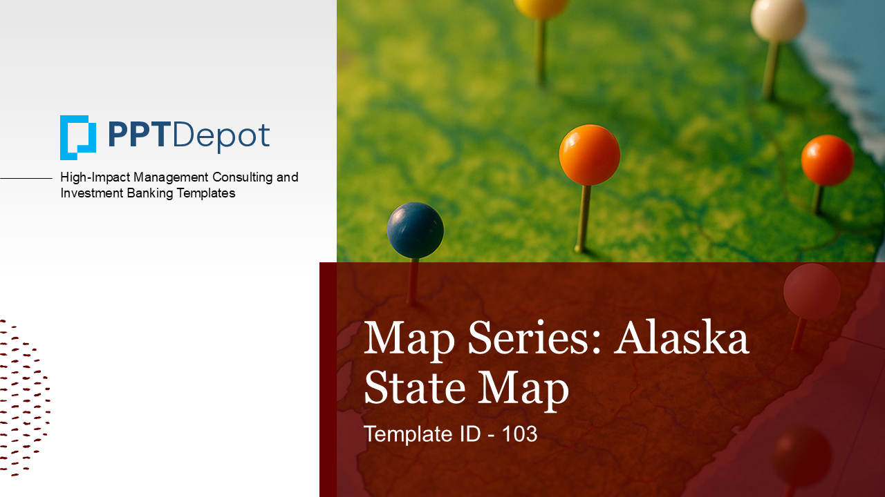 Map Series: Alaska PPT Map PPT Slide 1