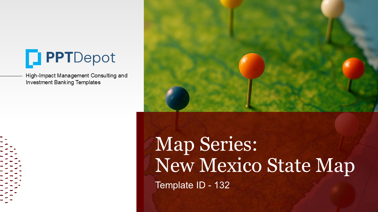 Map Series: New Mexico PPT Map PPT Slide 1