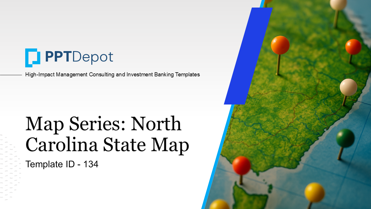 Map Series: North Carolina PPT Map PPT Slide 1