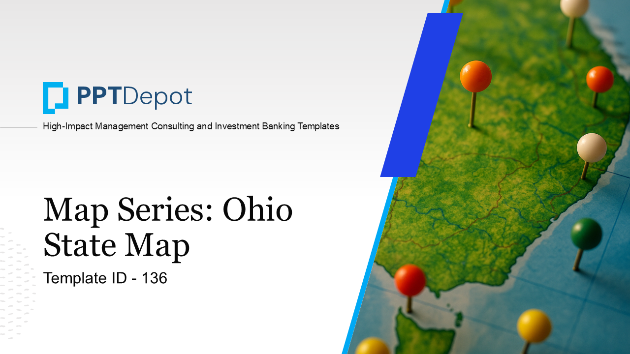Map Series: Ohio PPT Map PPT Slide 1
