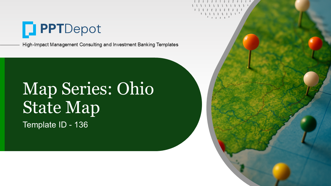 Map Series: Ohio PPT Map PPT Slide 1