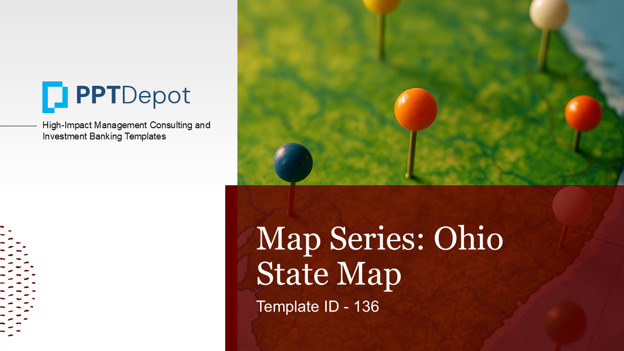 Map Series: Ohio PPT Map PPT Slide 1
