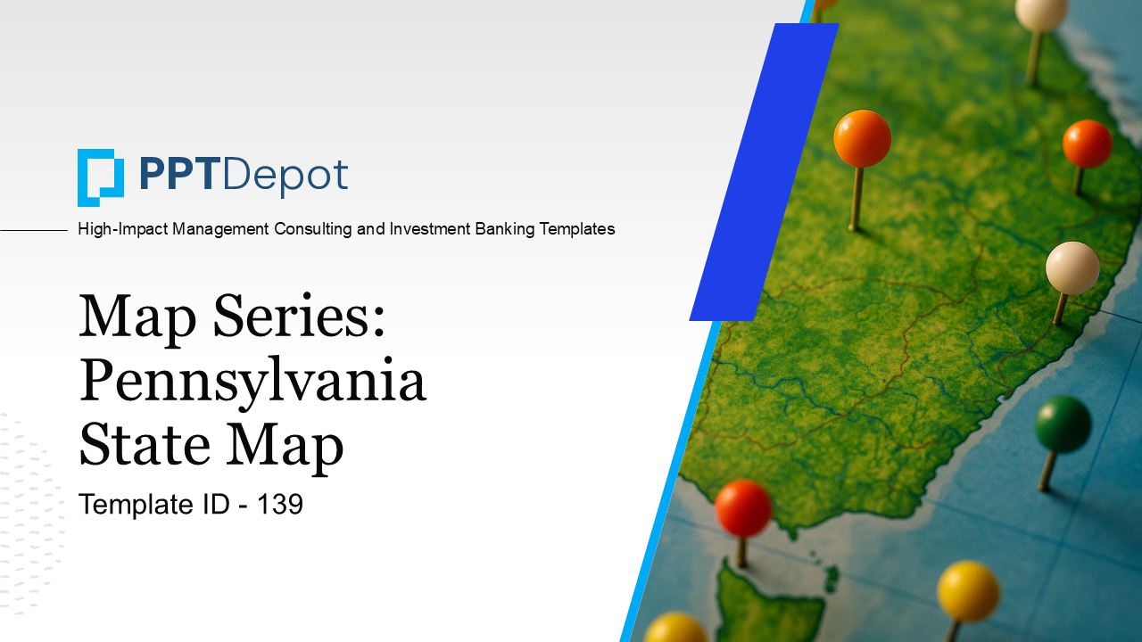 Map Series: Pennsylvania PPT Map PPT Slide 1