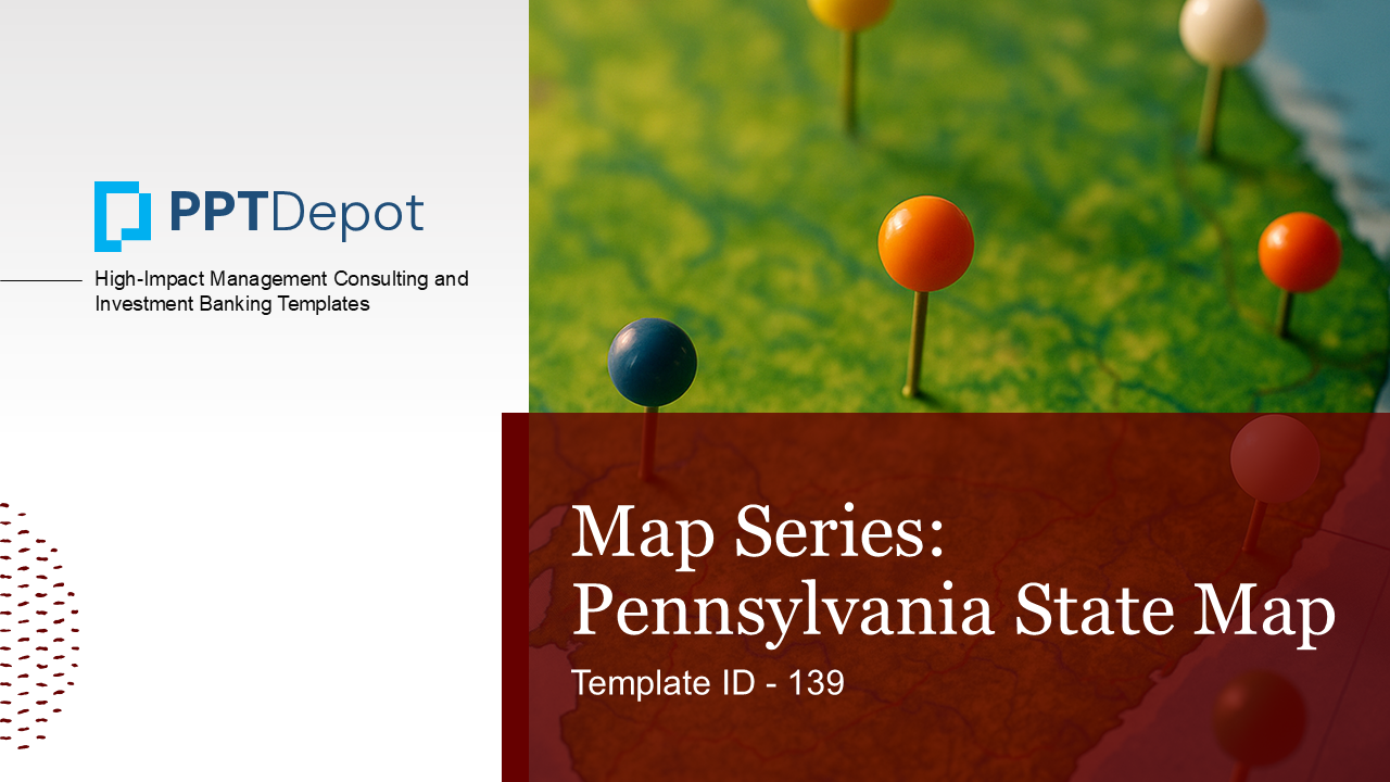 Map Series: Pennsylvania PPT Map PPT Slide 1