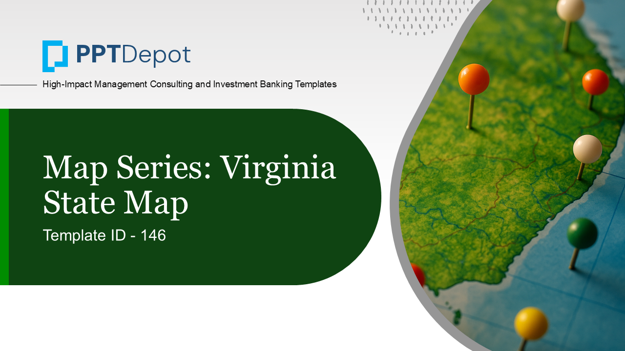Map Series: Virginia PPT Map PPT Slide 1