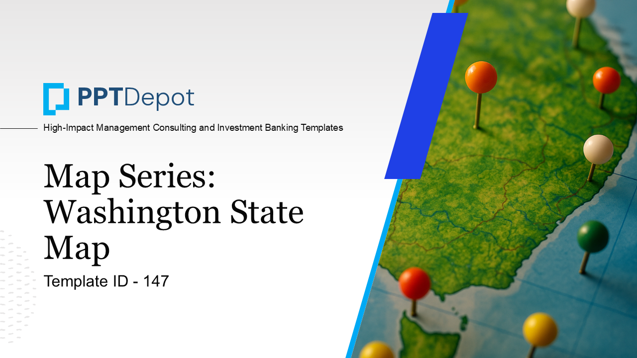 Map Series: Washington PPT Map PPT Slide 1