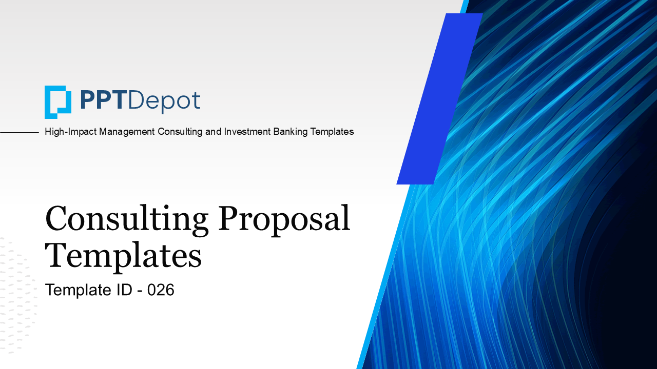 Consulting Proposal PPT Slide 1