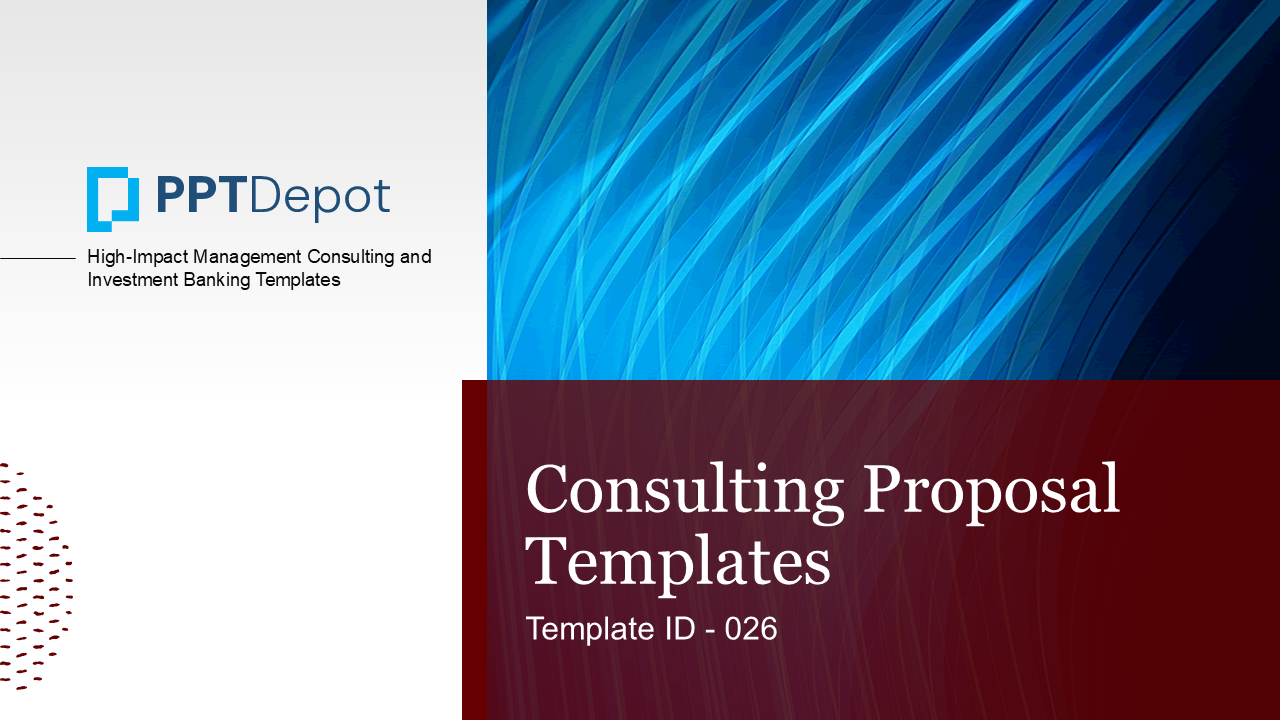 Consulting Proposal PPT Slide 1