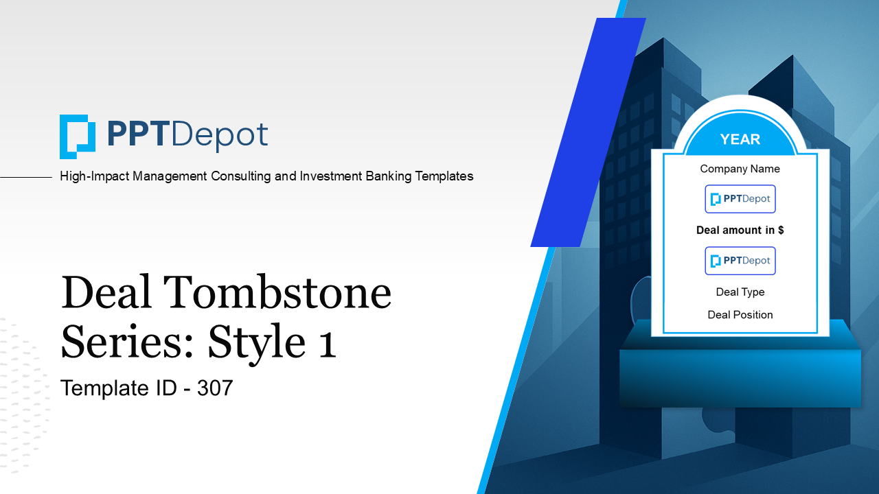Deal Tombstone Series: Style 1 PPT Slide 1