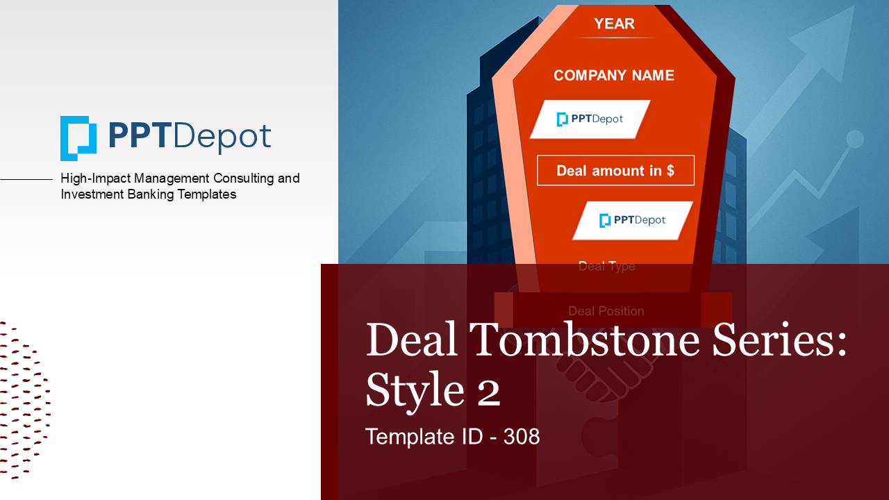 Deal Tombstone Series: Style 2 PPT Slide 1