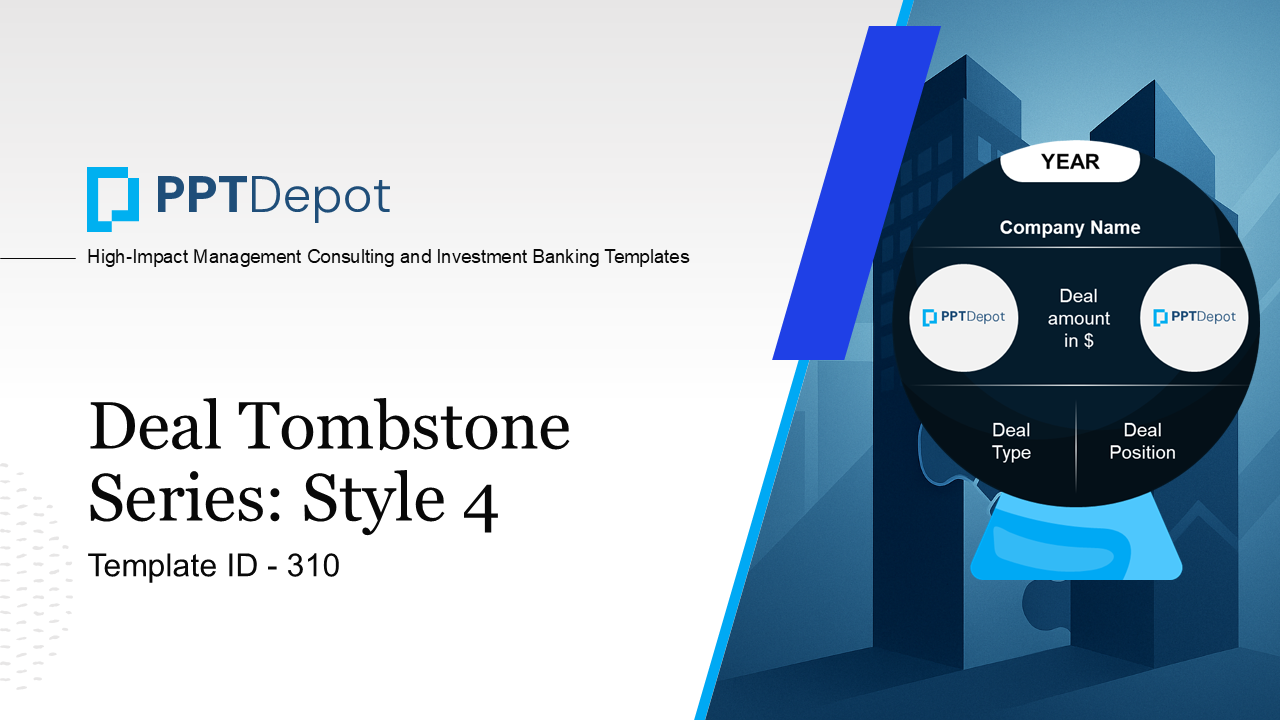 Deal Tombstone Series: Style 4 PPT Slide 1