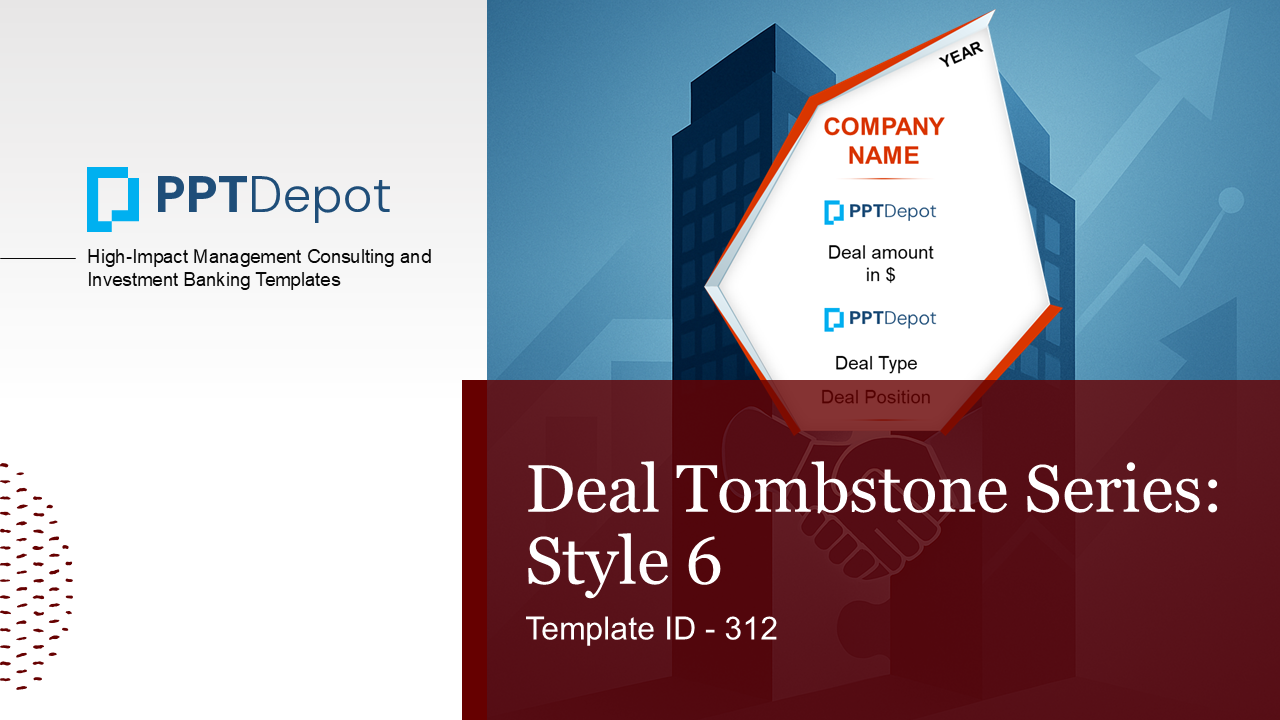 Deal Tombstone Series: Style 6 PPT Slide 1