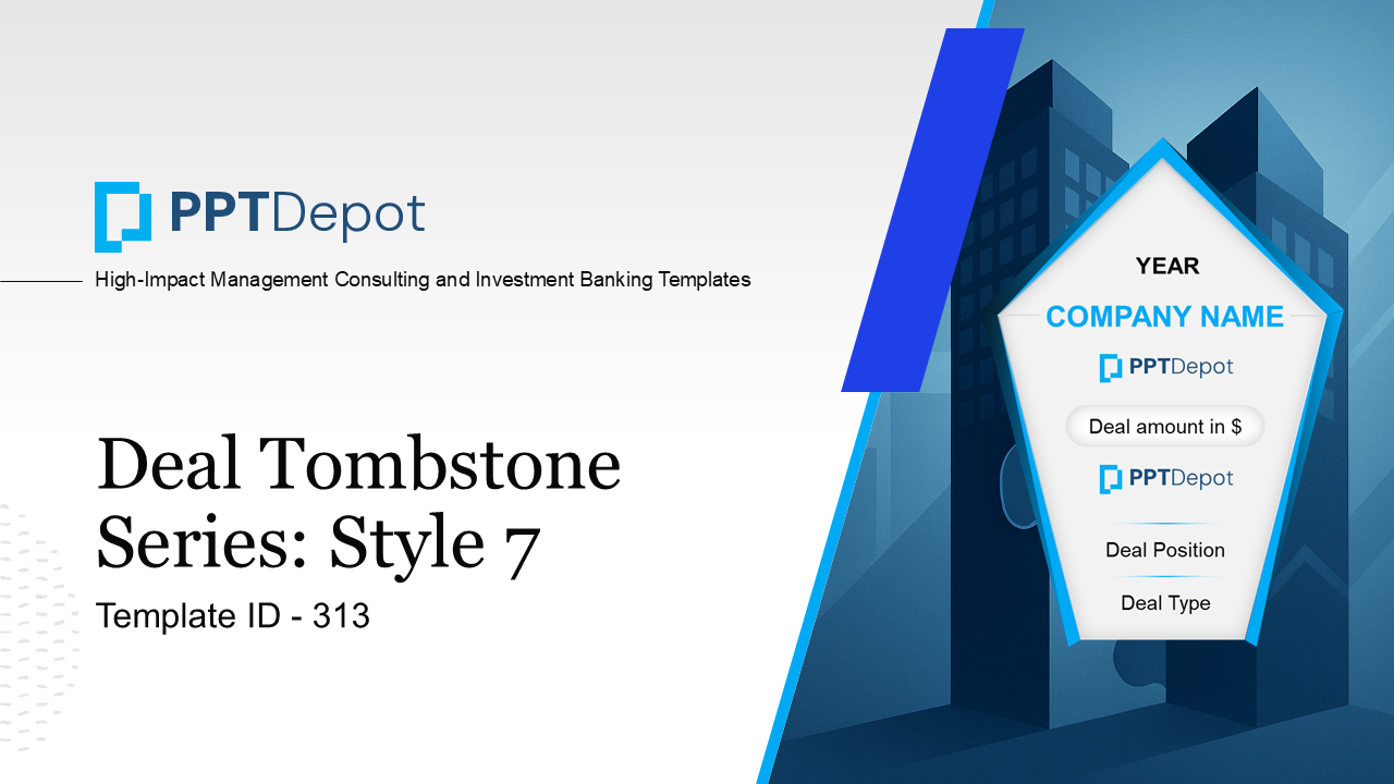 Deal Tombstone Series: Style 7 PPT Slide 1