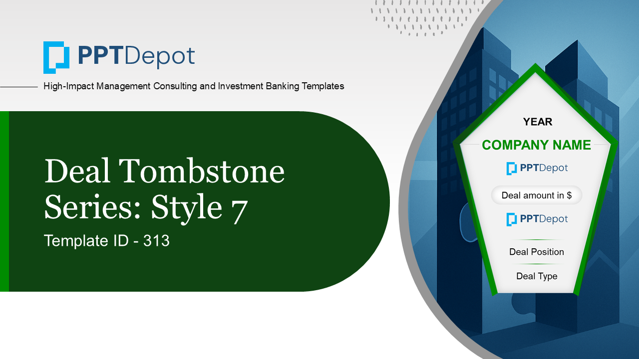 Deal Tombstone Series: Style 7 PPT Slide 1