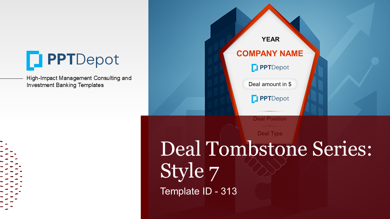 Deal Tombstone Series: Style 7 PPT Slide 1