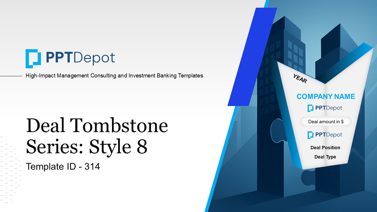 Deal Tombstone Series: Style 8 PPT Slide 1