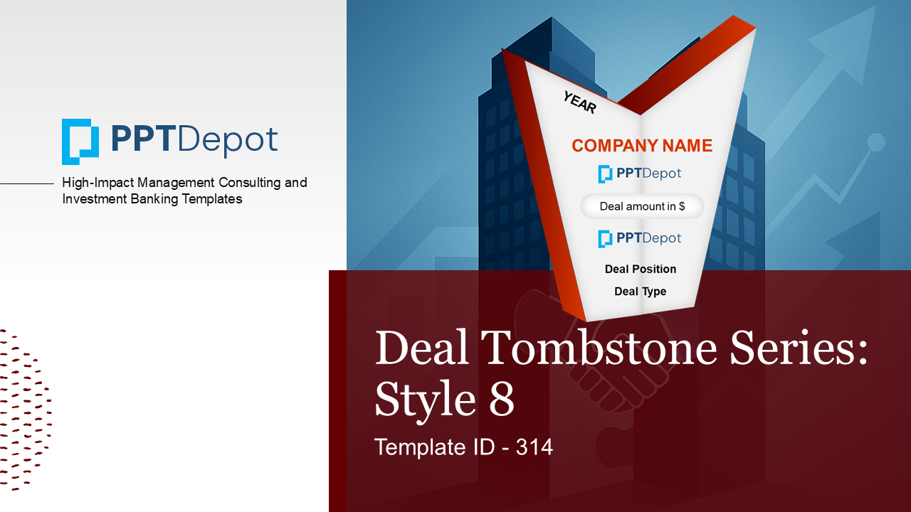 Deal Tombstone Series: Style 8 PPT Slide 1