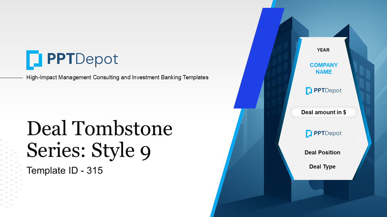 Deal Tombstone Series: Style 9 PPT Slide 1
