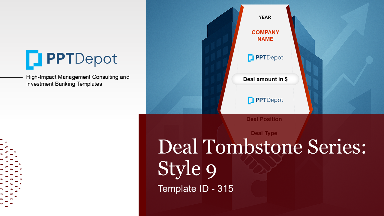 Deal Tombstone Series: Style 9 PPT Slide 1