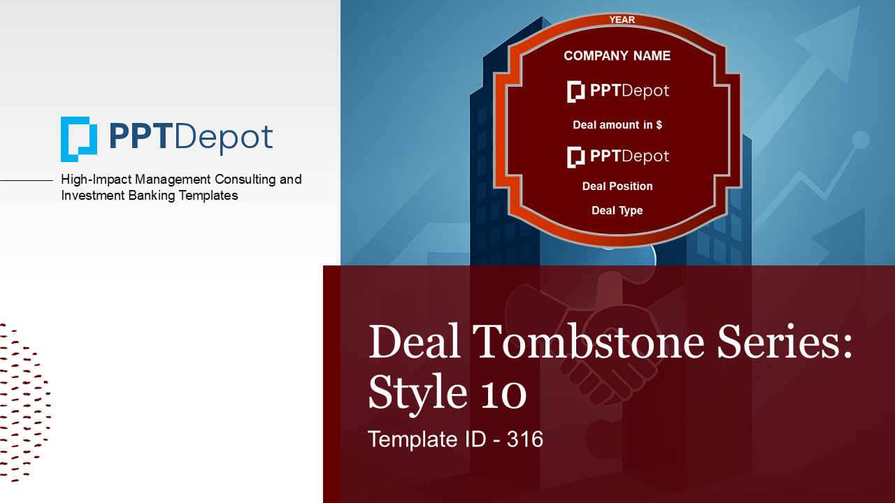 Deal Tombstone Series: Style 10 PPT Slide 1