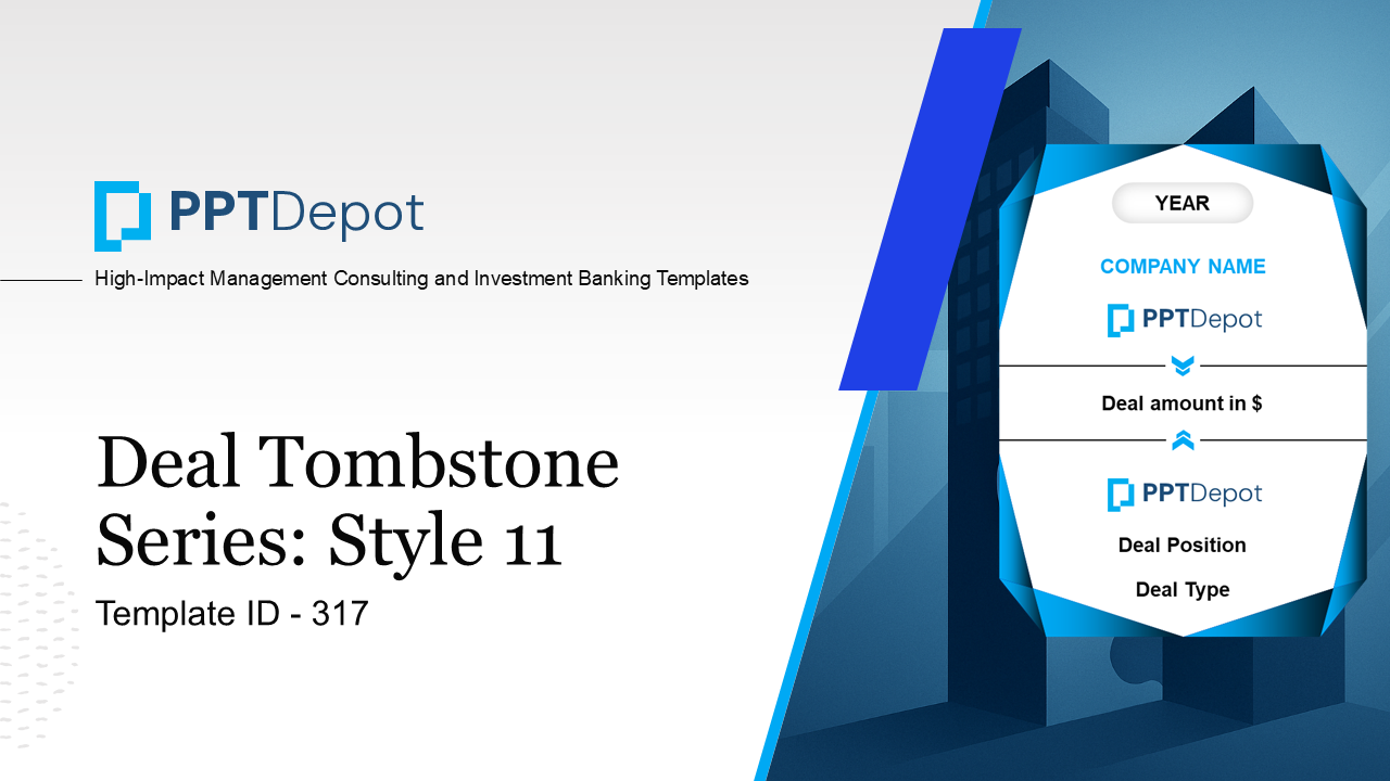 Deal Tombstone Series: Style 11 PPT Slide 1