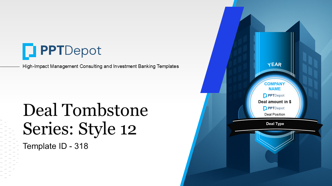 Deal Tombstone Series: Style 12 PPT Slide 1