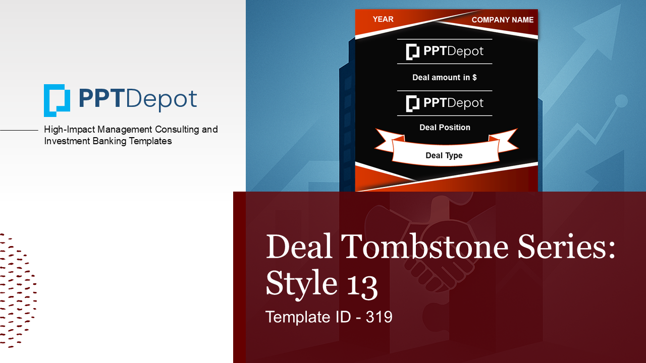 Deal Tombstone Series: Style 13 PPT Slide 1
