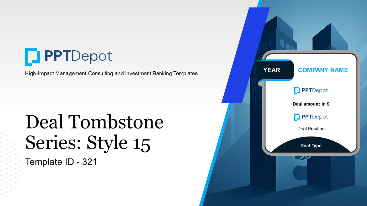 Deal Tombstone Series: Style 15 PPT Slide 1