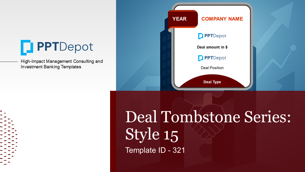 Deal Tombstone Series: Style 15 PPT Slide 1