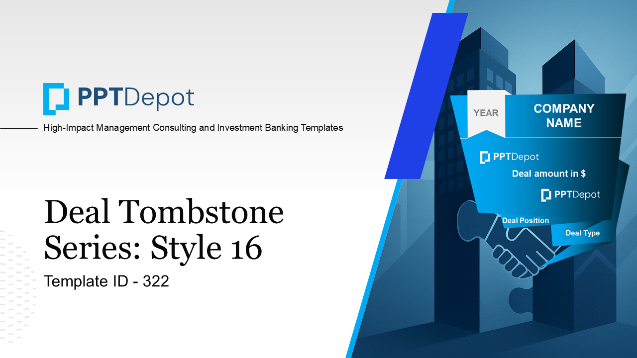 Deal Tombstone Series: Style 16 PPT Slide 1