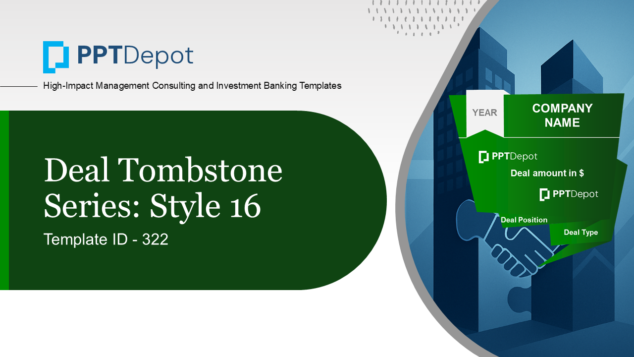 Deal Tombstone Series: Style 16 PPT Slide 1