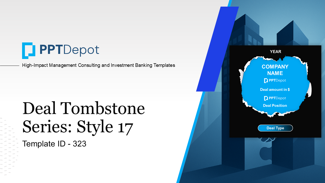 Deal Tombstone Series: Style 17 PPT Slide 1