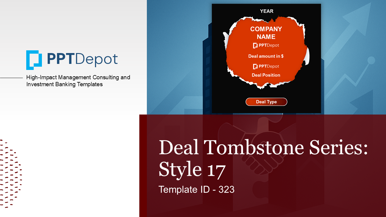 Deal Tombstone Series: Style 17 PPT Slide 1