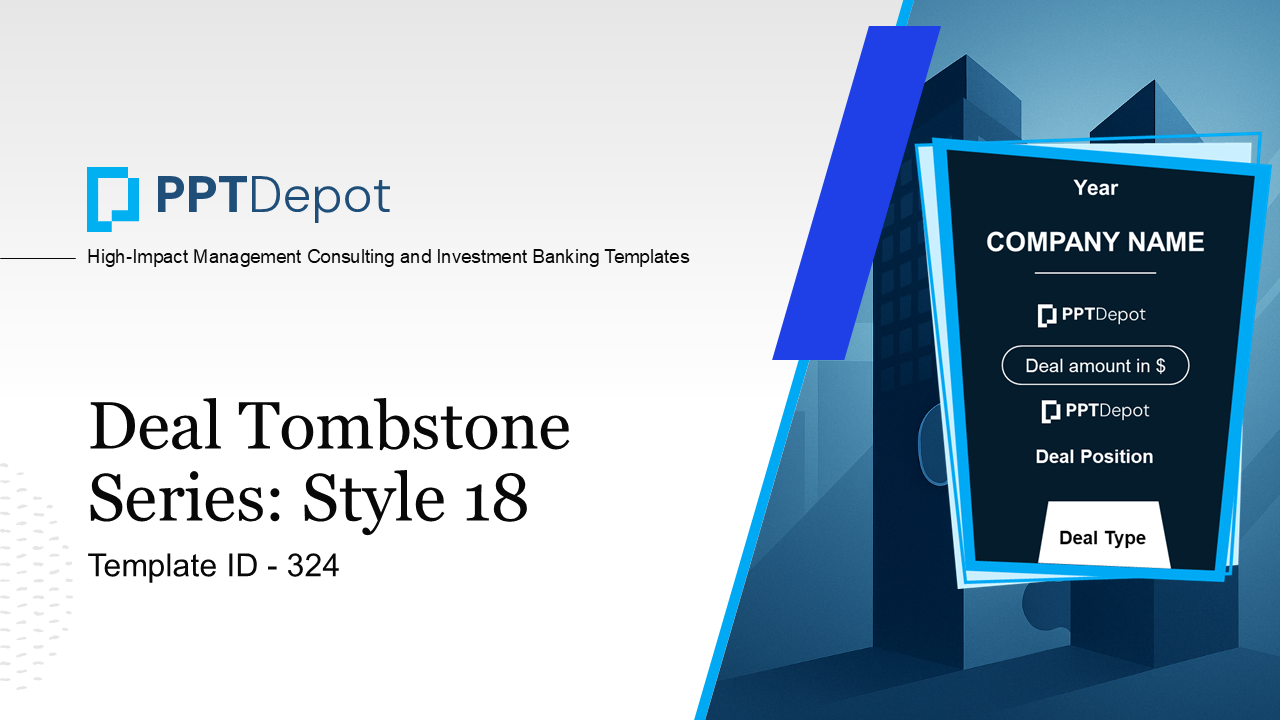 Deal Tombstone Series: Style 18 PPT Slide 1