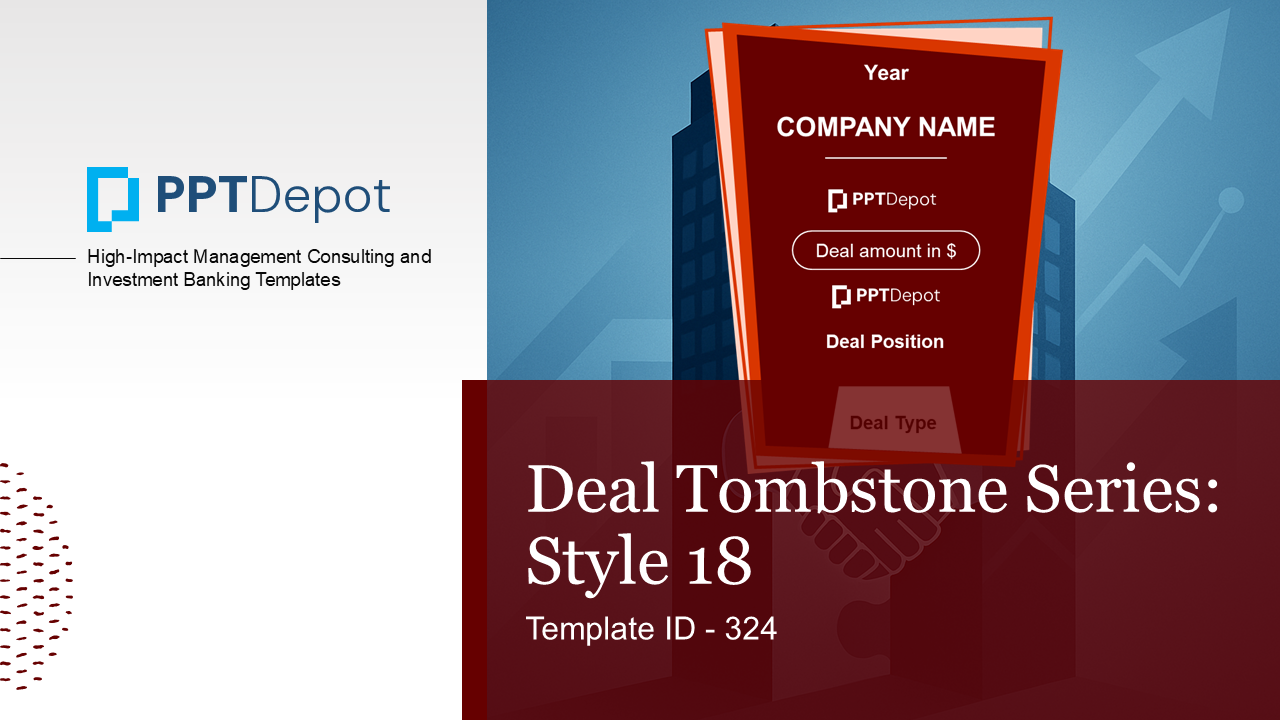 Deal Tombstone Series: Style 18 PPT Slide 1