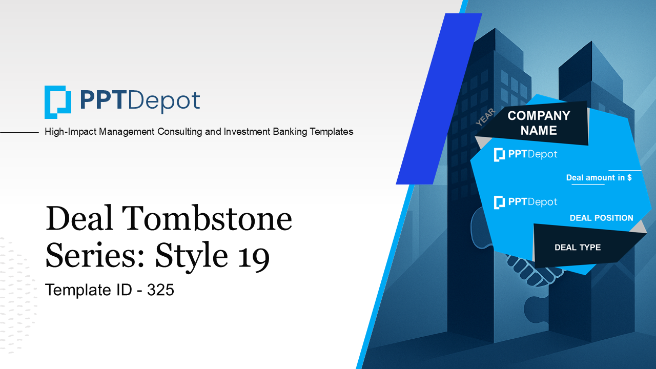 Deal Tombstone Series: Style 19 PPT Slide 1