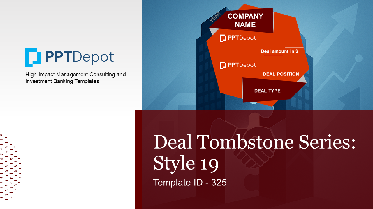 Deal Tombstone Series: Style 19 PPT Slide 1