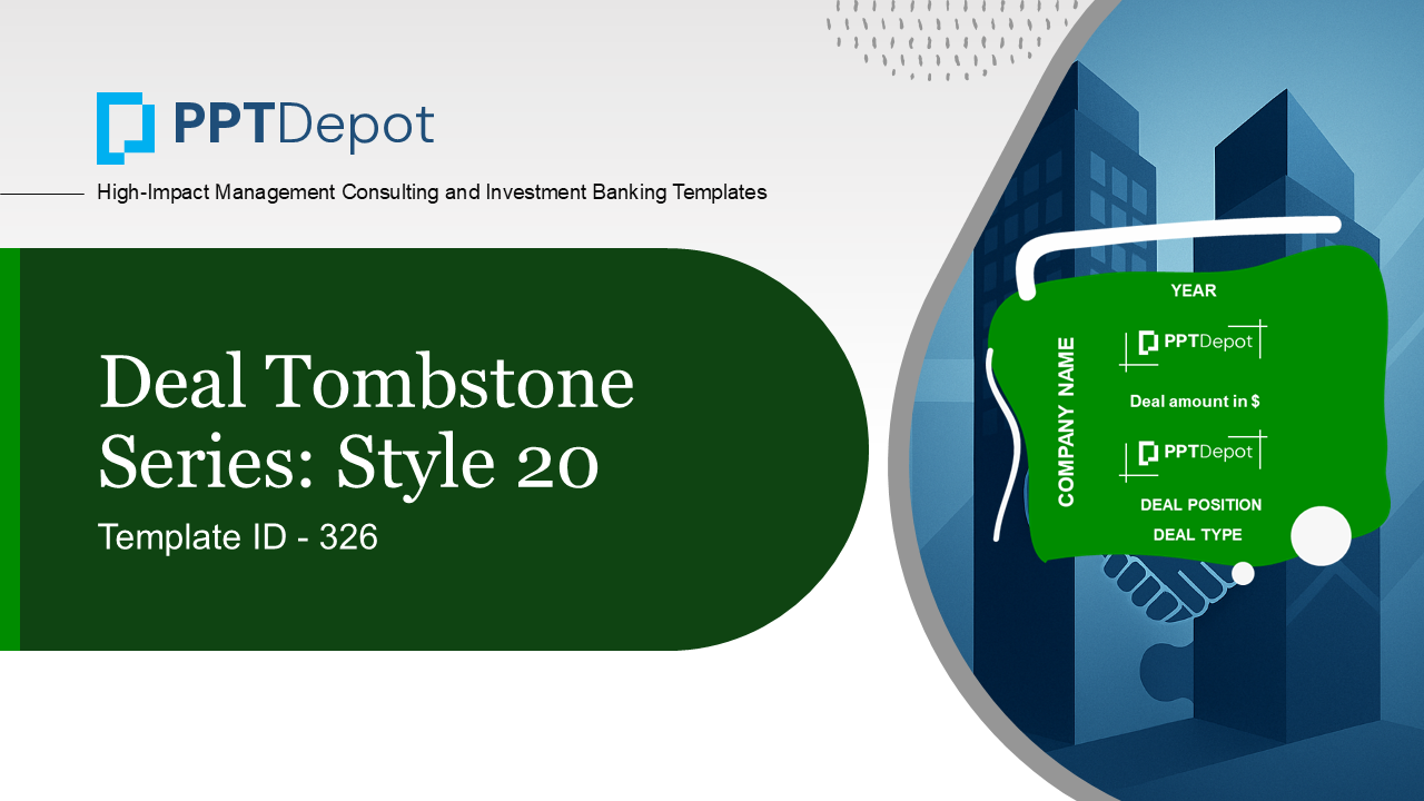 Deal Tombstone Series: Style 20 PPT Slide 1