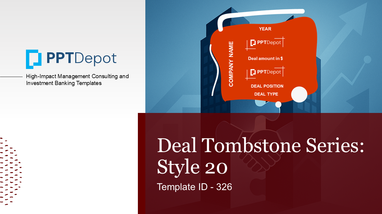 Deal Tombstone Series: Style 20 PPT Slide 1