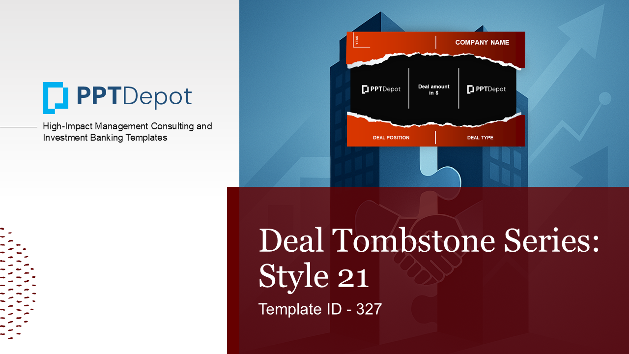 Deal Tombstone Series: Style 21 PPT Slide 1