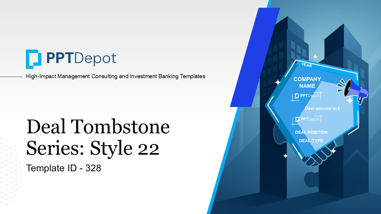 Deal Tombstone Series: Style 22 PPT Slide 1