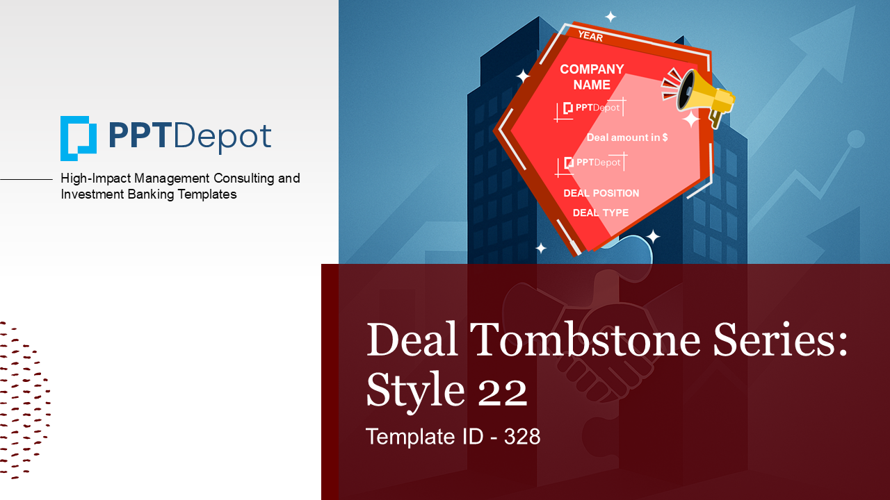 Deal Tombstone Series: Style 22 PPT Slide 1