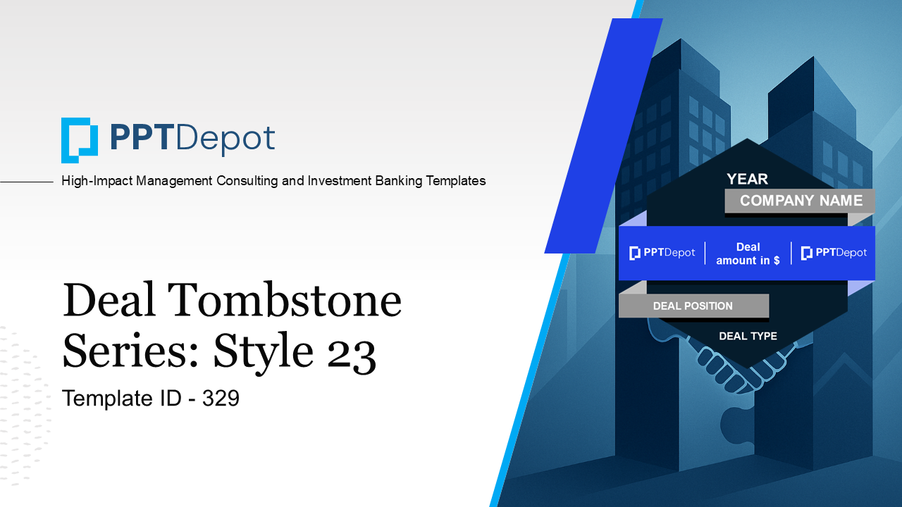 Deal Tombstone Series: Style 23 PPT Slide 1
