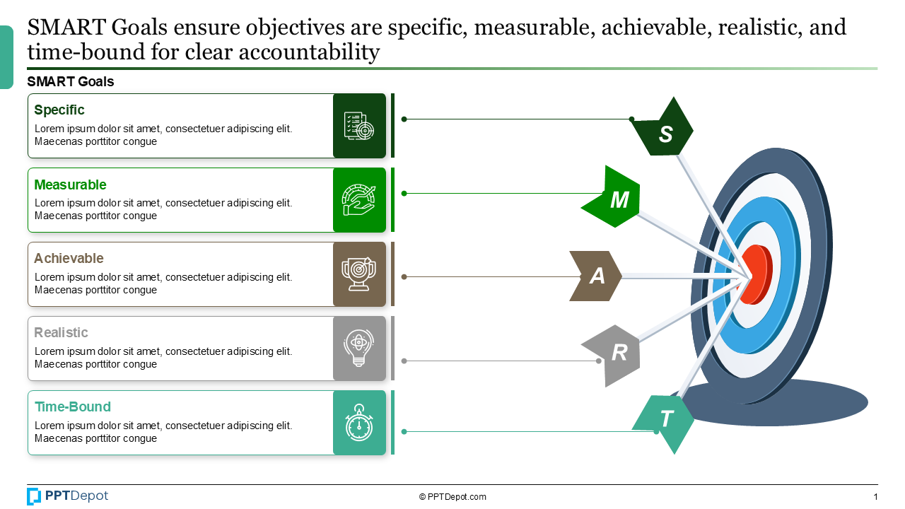 Strategic Objectives & Goals PPT Slide 2