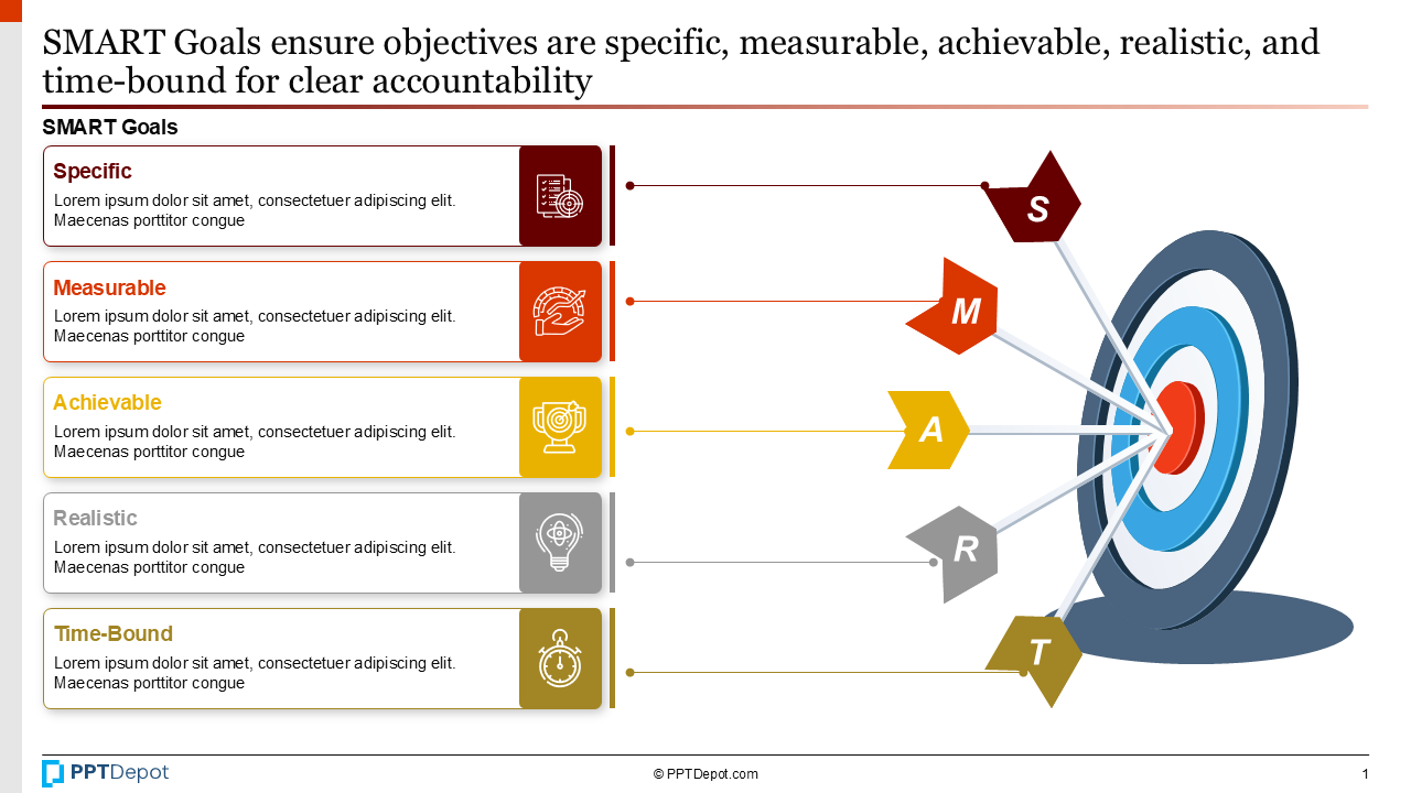 Strategic Objectives & Goals PPT Slide 2