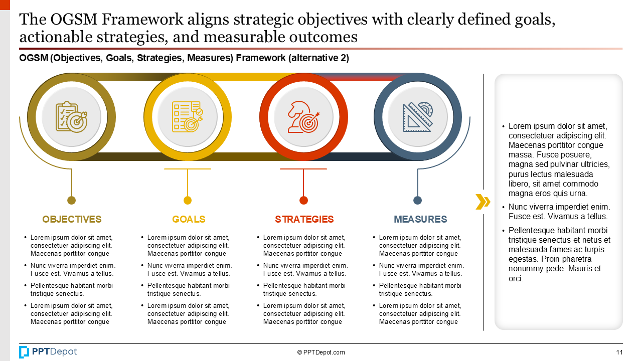 Strategic Objectives & Goals PPT Slide 4